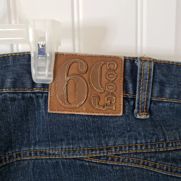 Vintage Coogi Aussie Men's Baggy Embroidered British Flag Y2K Jeans Sz 48 X 32 - Picture 9 of 13